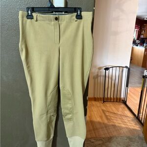 Women’s tan Tredstep Ireland English schooling riding breeches